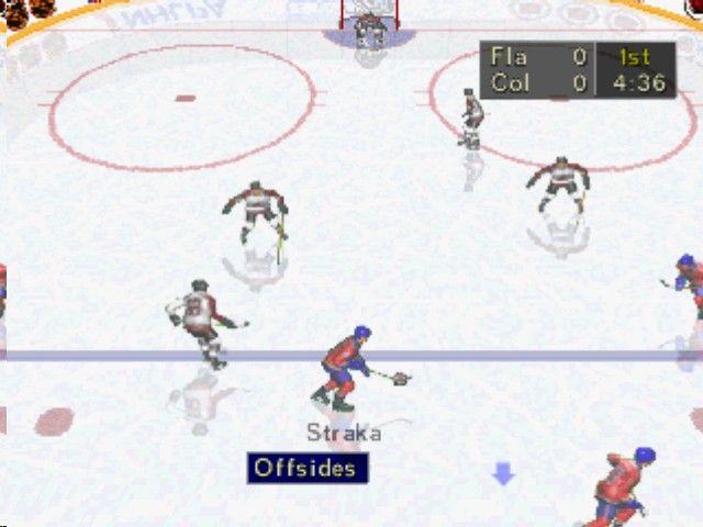 NHL FaceOff [Long Box] screenshot 4 for Playstation
